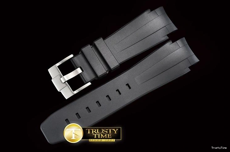 0730 Original ROLACC028D – Rubber B Black Vulcanized Strap For Rolex DeepSea 839